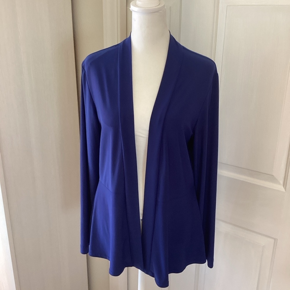 Koret Royal Blue Women's Open Front Blazer Sz M